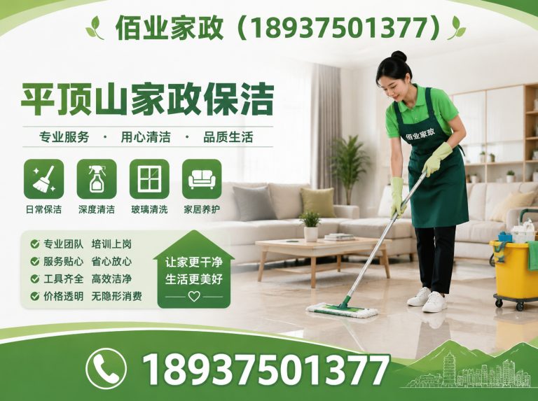 湛河区平顶山家政保洁展示图